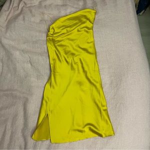 12th the Tribe Mustard Mini Dress